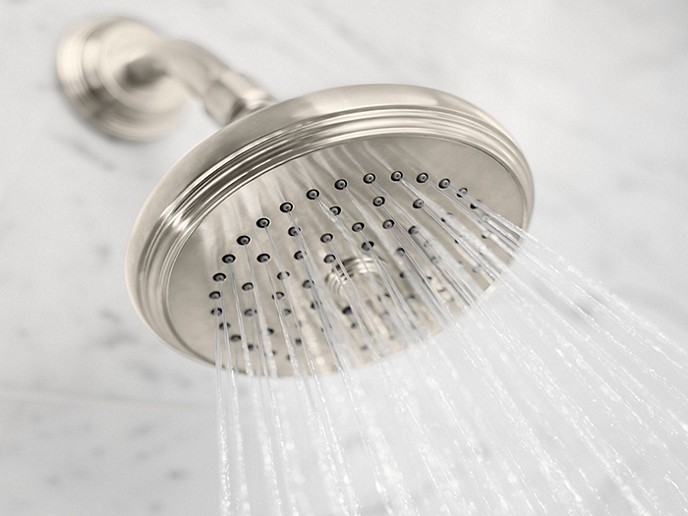 AIR-INDUCTION 2.0 GPM SHOWERHEAD WITH ARM INIGO® by Kallista P23471-00-AD-0-large